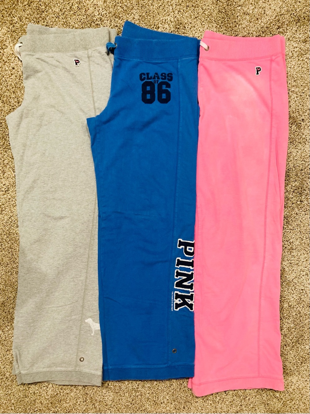 ✨VS PINK Bundle-✨3 Wide-Leg PINK Sweatpants + Bonus Gift - Picture 3 of 15